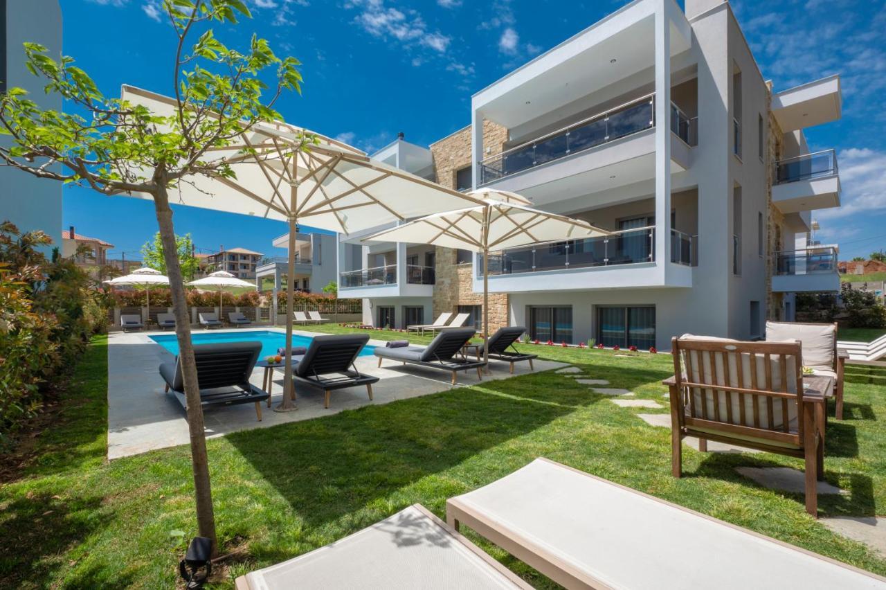 Sea Wind Luxury Apartments With Pool Kassandra Halkidikι Неа-Фокеа Экстерьер фото
