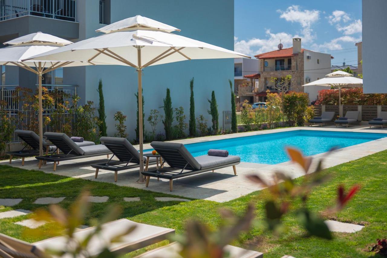 Sea Wind Luxury Apartments With Pool Kassandra Halkidikι Неа-Фокеа Экстерьер фото