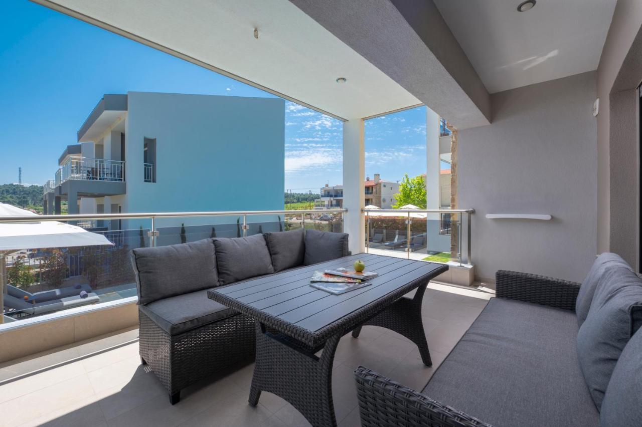Sea Wind Luxury Apartments With Pool Kassandra Halkidikι Неа-Фокеа Экстерьер фото